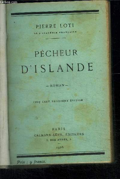 PECHEUR D ISLANDE