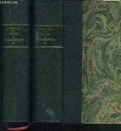 MANUEL DE PHILOSOPHIE- EN 2 VOLUMES- TOME I: PSYCHOLOGIE - TOME II: LOGIQUE, MORALE, PHILOSOPHIE GENERALE