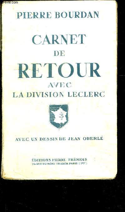 CARNET DE RETOUR AVEC LA DIVISION LECLERC