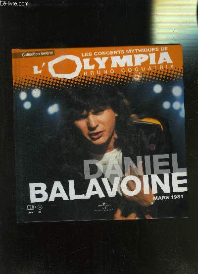 DANIEL BALAVOINE MARS 1981- LIVRE + CD