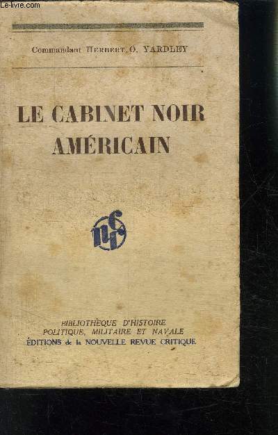 LE CABINET NOIR AMERICAIN