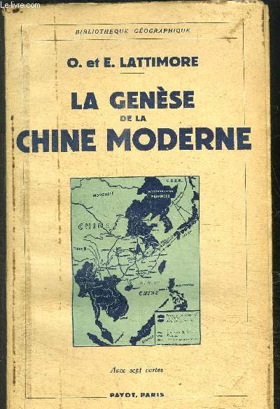 LA GENESE DE LA CHINE MODERNE