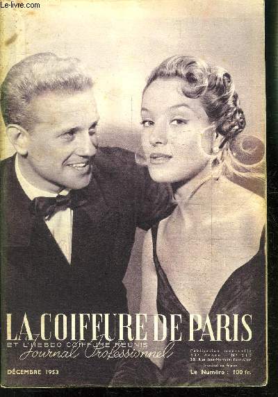 REVUE MENSUELLE: LA COIFFURE DE PARIS- JOURNAL PROFESSIONNEL / N 511 / DECEMBRE 1953