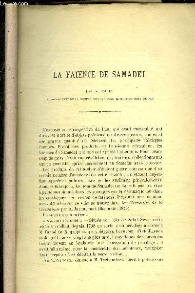LA FAIENCE DE SAMADET - 1890-1891