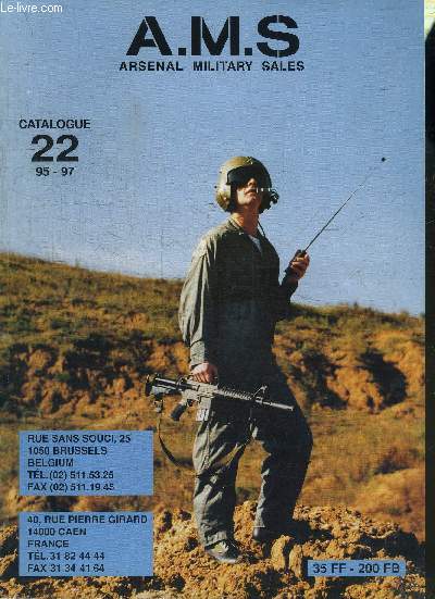 CATALOGUE 22 - 95-97 - A.M.S. ARSENAL MILITARY SALES