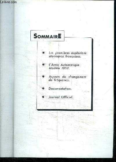 BULLETIN DE LIAISON DES OFFICIERS DE RESERVE - N58 - 1 AVRIL 1962