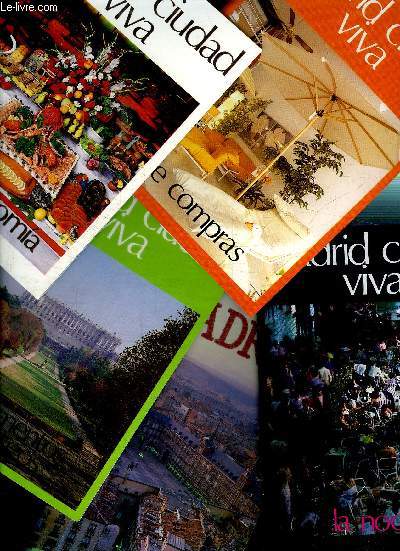 MADRID : COFFRET COMPRENANT 9 FASCICULES D'OUVRAGES EN ESPAGNOL