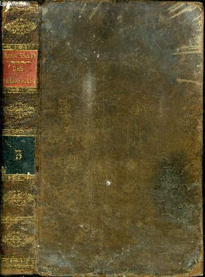 HISTOIRE DES PHLEGMASIES OU INFLAMMATIONS CHRONIQUES TOME 3