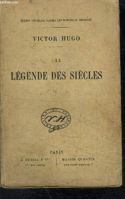 LA LEGENDE DES SIECLES II