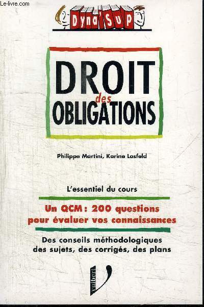 DROIT DES OBLIGATIONS - L