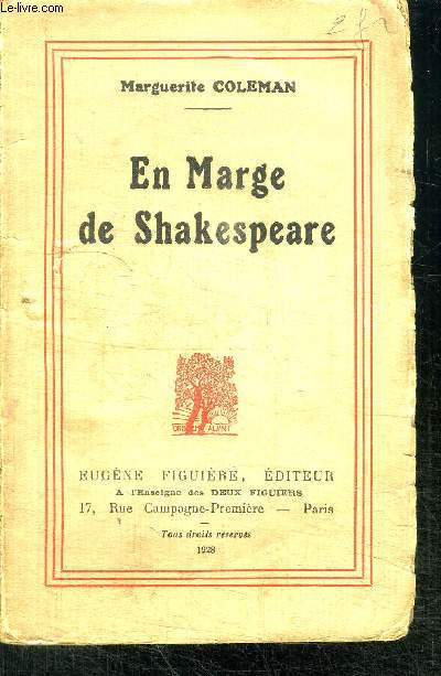 EN MARGE DE SHAKESPEARE