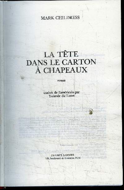 LA TETE DANS LE CARTON A CHAPEAUX