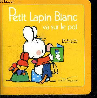 PETIT LAPIN BLANC VA SUR LE POT