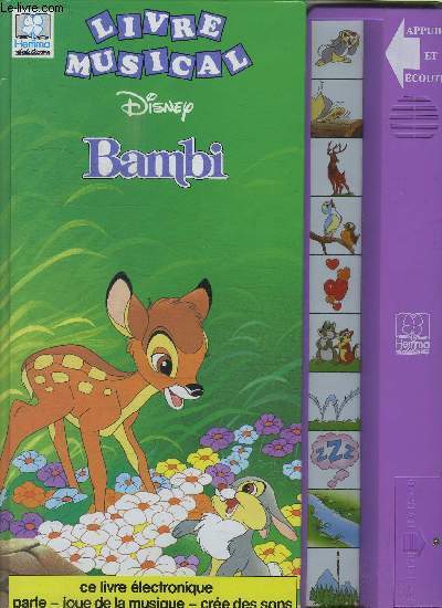 LIVRE MUSICAL - BAMBI