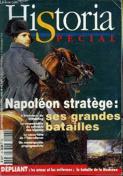 HISTORIA SPECIAL N43 SEPT-OCT 1996 Napolon stratge : ses grandes batailles
