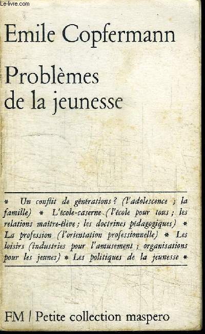 PROBLEMES DE LA JEUNESSE