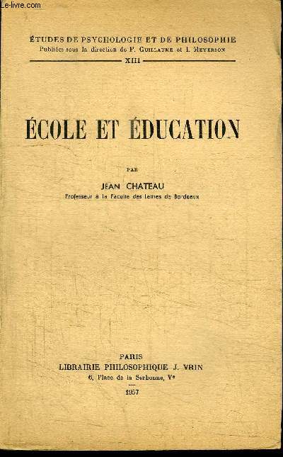 ECOLE ET EDUCATION