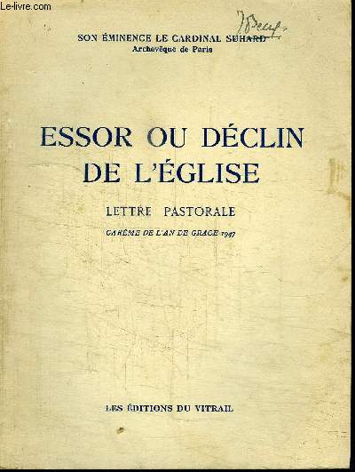 ESSOR OU DECLIN DE L'EGLISE