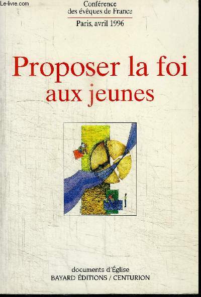 PROPOSER LA FOI AUX JEUNES