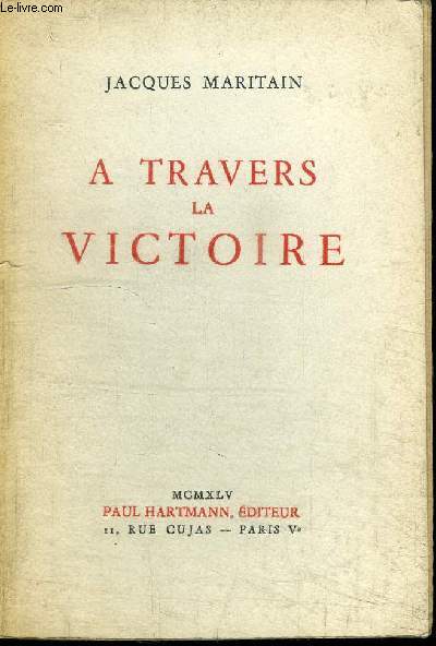 A TRAVERS LA VICTOIRE