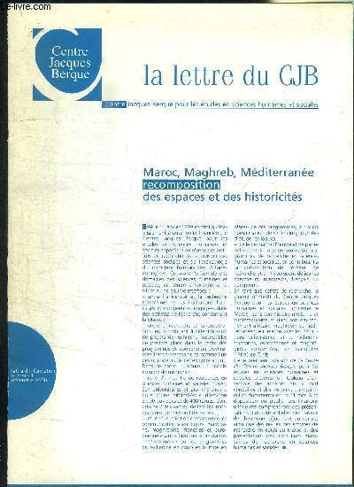 LA LETTRE DU CJB - LETTRE D'INFORMATION N1 - Atelier ville marocaines, sciences, colonisation et dveloppement : agronomes et fellahs au Maroc, ...