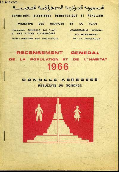 RECENSEMENT GENERAL DE LA POPULATION ET DE L'HABITAT 1966