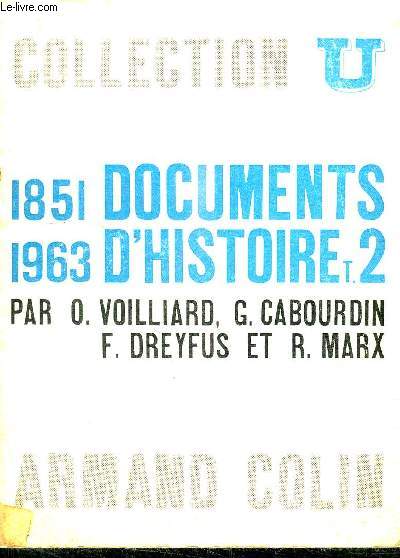 DOCUMENTS D'HISTOIRE TOME 2