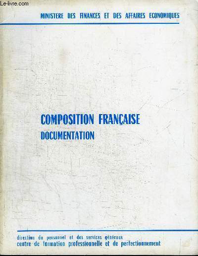 COMPOSITION FRANCAISE - DOCUMENTATION