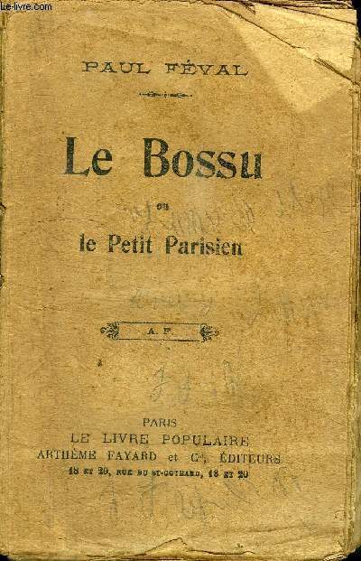 LE BOSSU OU LE PETIT PARISIEN