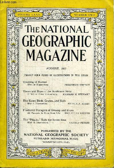THE NATIONAL GEOGRAPHIC MAGAZINE N2 - VOLUME LXXII