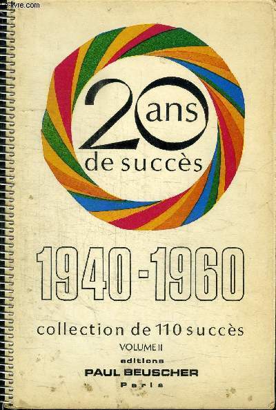 1940-1960 - COLLECTION DE 110 SUCCES VOLUME 2