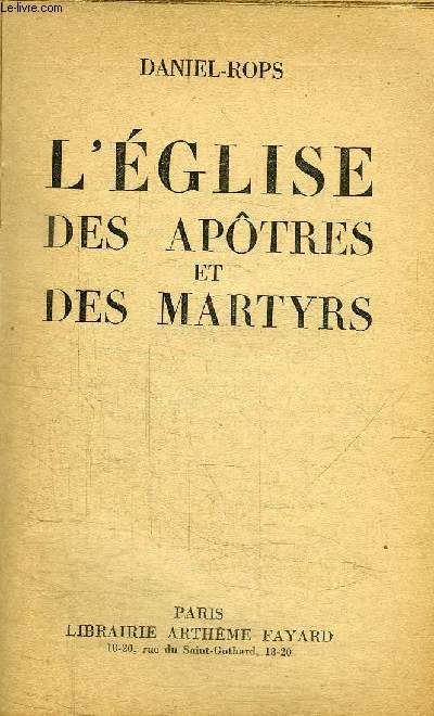 L'EGLISE DES APOTRES ET DES MARTYRS