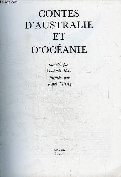 CONTES D'AUSTRALIE ET D'OCEANIE