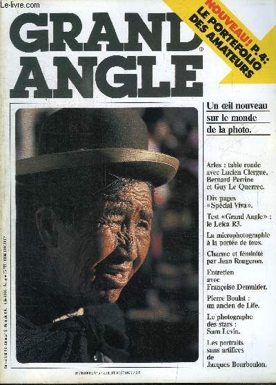 GRAND ANGLE N5 - Arles : table ronde avec Lucien Clergue, Bernand Perrine et Guy Le Querrec, dix pages 