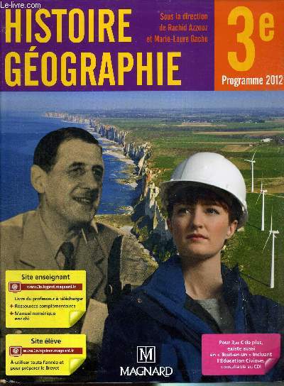 HISTOIRE GEOGRAPHIE 3e PROGRAMME 2012