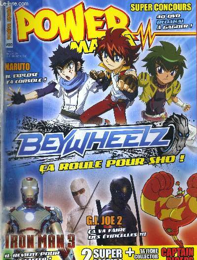 POWER MANIA - N20 - MARS A MAI 2013 - Fiche collector : captain biceps / l'actualit ds hros / zoom : Iron man 3...