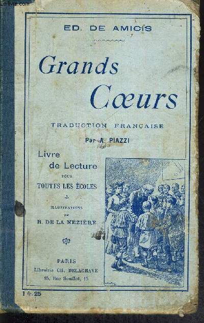 GRANDS COEURS - LIVRE DE LECTURE POUR TOUTES LES ECOLES