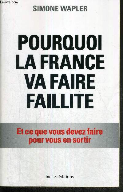 POURQUOI LA FRANCE VA FAIRE FAILLITE - ET CE QUE VOUS DEVEZ FAIRE POUR VOUS EN SORTIR