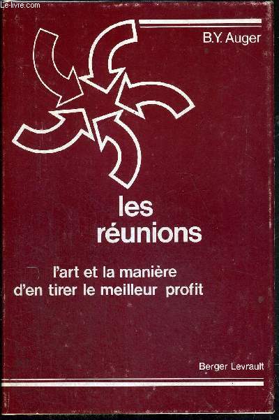 LES REUNIONS - L'ART ET LA MANIERE D'EN TIRER PROFIT