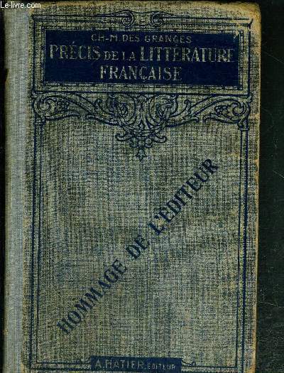 PRECIS DE LITTERATURE FRANCAISE