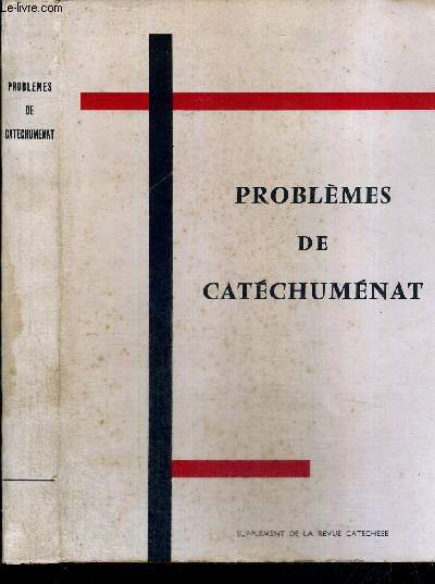 PROBLEMES DE CATECHUMENAT