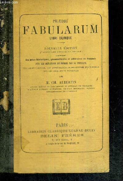 FABULARUM - LIBRI QUINQUE