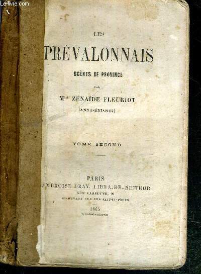 LES PREVALONNAIS - SCENES DE PROVINCE - TOME II