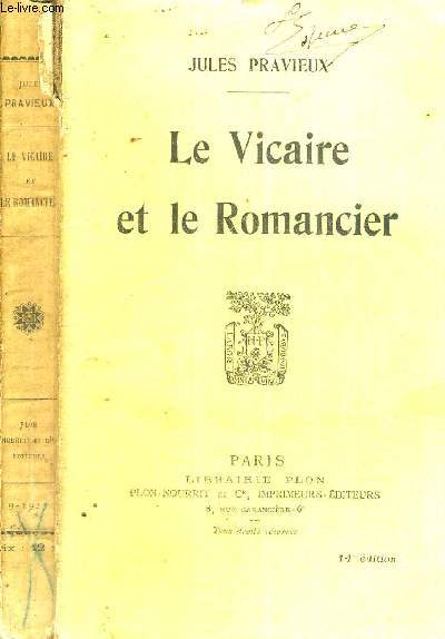 LE VICAIRE ET LE ROMANCIER