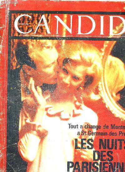 CANDIDE - N285 - Sommaire : Sade au prisunic / seize robes noires et un fantome / madame Arletty / France qui rit, France qui grogne / les nuits parisiennes / une franaise sensationnelle / le visage du grand Meaulnes...
