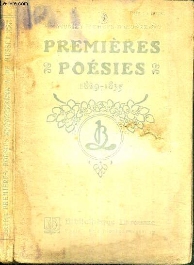 PREMIERES POESIES 1836-1852