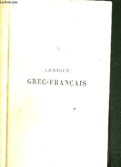 LEXIQUE GREC-FRANCAIS