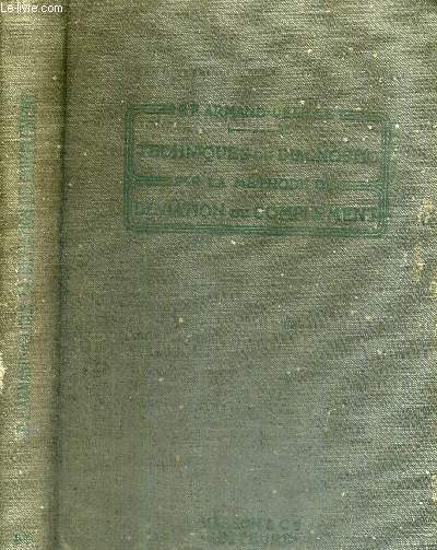 TECHNIQUES DU DIAGNOSTIC PAR LA METHODE DE DEVIATION DU COMPLEMENT