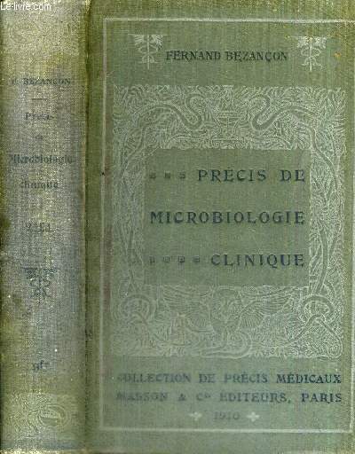 PRECIS DE MICROBIOLOGIE CLINIQUE