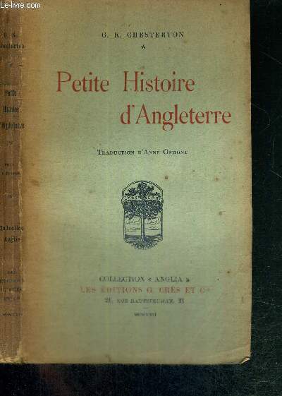 PETITE HISTOIRE D'ANGLETERRE - COLLECTION ANGLIA